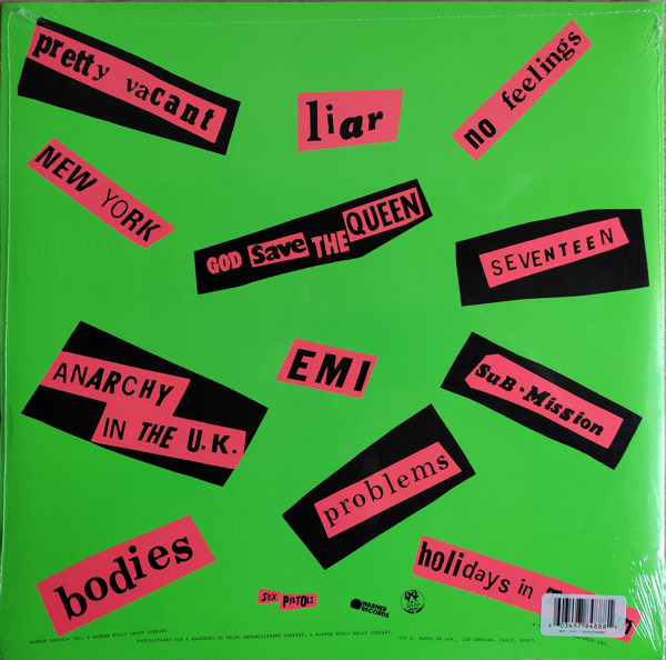 Sex Pistols Never Mind The Bollocks Usa Pink Vinyl Pressing